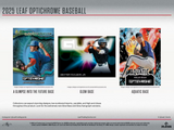 2025 Leaf Optichrome Baseball Hobby Box 8 Cards Per Box