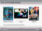 2025 Leaf Optichrome Baseball Hobby Jumbo Box 15 Cards Per Box