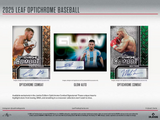 2025 Leaf Optichrome Baseball Hobby Jumbo Box 15 Cards Per Box