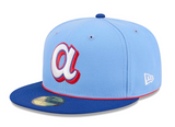 Men's New Era Light Blue Atlanta Braves 2026 City Connect 59FIFTY Fitted Hat