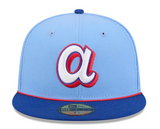Men's New Era Light Blue Atlanta Braves 2026 City Connect 59FIFTY Fitted Hat