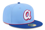 Men's New Era Light Blue Atlanta Braves 2026 City Connect 59FIFTY Fitted Hat