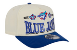 Men's Toronto Blue Jays New Era Cream/Royal Tri-Hit 9FIFTY A-Frame Adjustable Hat