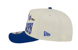Men's Toronto Blue Jays New Era Cream/Royal Tri-Hit 9FIFTY A-Frame Adjustable Hat