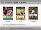 2025 Leaf Glory of the Game Basketball Hobby Box 4 Cards Per Box