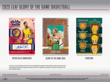 2025 Leaf Glory of the Game Basketball Hobby Box 4 Cards Per Box
