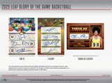 2025 Leaf Glory of the Game Basketball Hobby Box 4 Cards Per Box