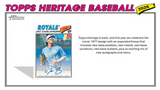 2026 Topps Heritage Baseball Blaster Box 8 Packs Per Box, 8 Cards Per Pack