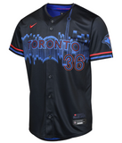 Youth Davis Schneider Toronto Blue Jays Nike City Connect Limited Player Navy Jersey