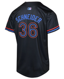 Youth Davis Schneider Toronto Blue Jays Nike City Connect Limited Player Navy Jersey