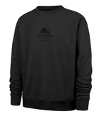 Men's Quebec Nordiques NHL 47 Brand Men's Black Foundation Crew Sweater