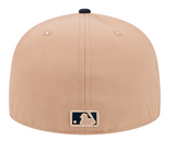 Men's New York Yankees New Era Khaki/Navy Two-Tone Colour Pack 59FIFTY Fitted Hat