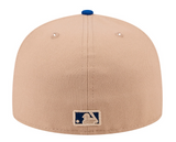 Men's Toronto Blue Jays New Era Khaki/Royal Two-Tone Colour Pack 59FIFTY Fitted Hat
