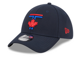 Men's Toronto Blue Jays New Era Navy City Connect 39THIRTY Flex Hat - 50th Logo Side Patch