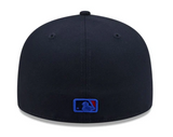Men's Toronto Blue Jays New Era Navy 50th Anniversary Logo City Connect 59FIFTY Fitted Hat