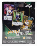 2026 Leaf Paydirt Football Hobby Box 15 Cards Per Box