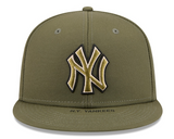 Men's New York Yankees New Era Olive 2026 Armed Forces Day 59FIFTY Fitted Hat