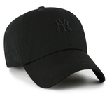 Men's New York Yankees Black Contemporary Micro Logo Clean up Adjustable Hat