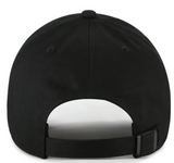 Men's New York Yankees Black Contemporary Micro Logo Clean up Adjustable Hat