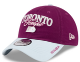 Men's New Era Bordeaux/Hydrogen Blue Toronto Tempo Tip-Off Casual Classic Adjustable Hat