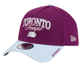 Men's New Era Bordeaux/Hydrogen Blue Toronto Tempo Tip-Off A-Frame 9FORTY Adjustable Hat