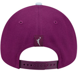 Men's New Era Bordeaux/Hydrogen Blue Toronto Tempo Tip-Off A-Frame 9FORTY Adjustable Hat