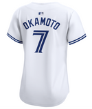 Women's Kazuma Okamoto Toronto Blue Jays Nike Home White Jersey