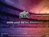 2026 Leaf Metal Baseball Hobby Box 9 Cards Per Box