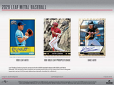 2026 Leaf Metal Baseball Hobby Box 9 Cards Per Box