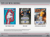 2026 Leaf Metal Baseball Hobby Box 9 Cards Per Box