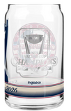PWHL Montreal Victoire 2026 16 OZ Can Glass - Walter Cup Champs