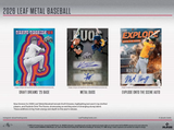 2026 Leaf Metal Baseball Hobby Jumbo Box 17 Cards Per Box