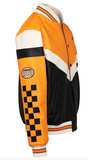 Men's McLaren F1 Team Auto Racing Car Men's Turbo Charged Faux Leather Jacket