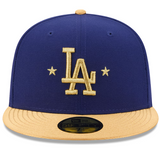 Men's Los Angeles Dodgers New Era Royal 2026 Gold Collection 59FIFTY Fitted Hat