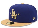 Men's Los Angeles Dodgers New Era Royal 2026 Gold Collection 59FIFTY Fitted Hat