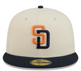 Men's San Diego Padres New Era Cream/Obsidian 2026 City Connect 59FIFTY Fitted Hat