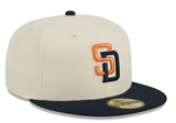 Men's San Diego Padres New Era Cream/Obsidian 2026 City Connect 59FIFTY Fitted Hat