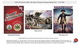 2026 Historic Autographs America's 250th Anniversary Part 1: Military Hobby Box 6 Packs Per Box, 5 Cards Per Pack