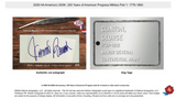 2026 Historic Autographs America's 250th Anniversary Part 1: Military Hobby Box 6 Packs Per Box, 5 Cards Per Pack