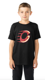 Youth Ottawa Charge PWHL Hockey Bauer Black Core Graphics T Shirt