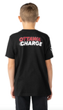 Youth Ottawa Charge PWHL Hockey Bauer Black Core Graphics T Shirt
