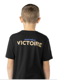Youth Montreal Victoire PWHL Hockey Bauer Black Core Graphics T Shirt