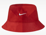 Men's Team Canada Soccer Nike Reversible Bucket Hat - Red/White & Black/white