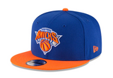 Men's New York Knicks NBA New Era Royal Blue/Orange 9Fifty Two Tone Snapback Hat