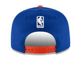 Men's New York Knicks NBA New Era Royal Blue/Orange 9Fifty Two Tone Snapback Hat