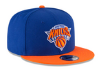 Men's New York Knicks NBA New Era Royal Blue/Orange 9Fifty Two Tone Snapback Hat