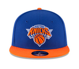 Men's New York Knicks NBA New Era Royal Blue/Orange 9Fifty Two Tone Snapback Hat