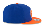 Men's New York Knicks NBA New Era Royal Blue/Orange 9Fifty Two Tone Snapback Hat