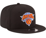 Men's New Era Black New York Knicks Official Team Color 9FIFTY Snapback Hat
