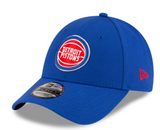 Men's Detroit Pistons NBA New Era Men's Royal 9Forty The League Adjustable Hat